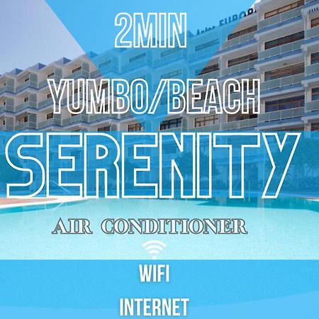 Serenity Yumbo - Europa Appartment 2Min Yumbo - 5Min From Beach - Wifi Free - Air Conditioner - Private Services - Free Welcome Book - Cohote Conserjeria Gran Canaria Playa del Inglés Exteriör bild